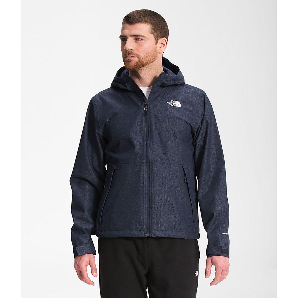 The North Face Printed Novelty Millerton Ανδρικα Μπουφάν Fleece - Σκουρο Μπλε (XLPV58240)